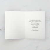 Wallace Red Scottish Tartan Holiday Card Feestdagen Kaart (Binnen)