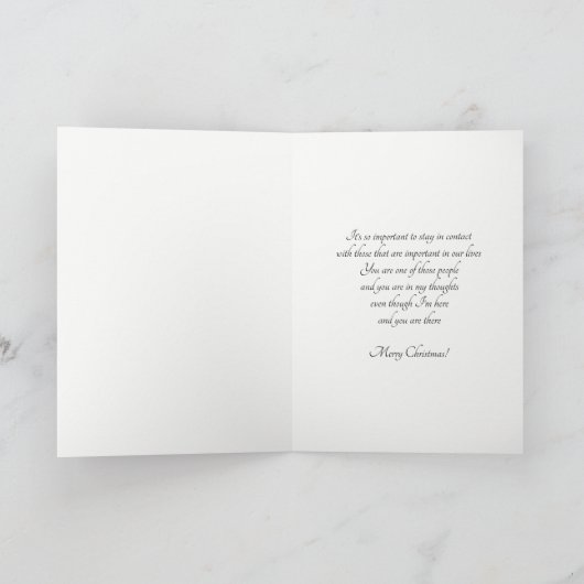 Wallace Red Scottish Tartan Holiday Card Feestdagen Kaart (Binnen)