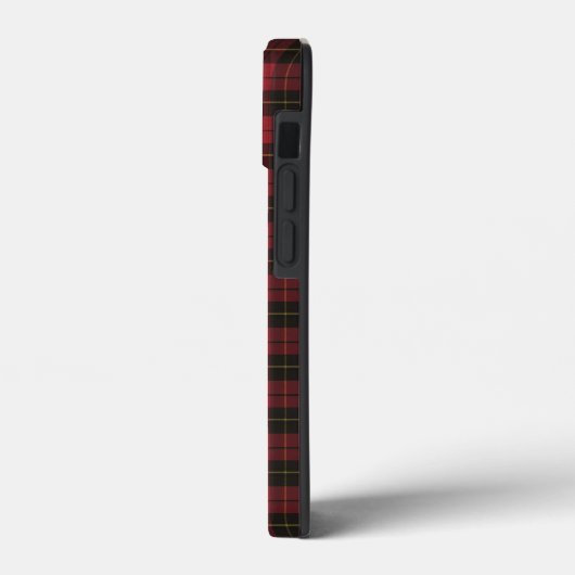 Wallace Red Tartan Case-Mate iPhone Case (Achterkant / Links)