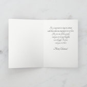 Wallace Red Tartan Holiday Card Feestdagen Kaart (Binnen)