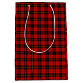Wallace Red Tartan Medium Cadeauzakje (Voorkant)