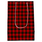 Wallace Red Tartan Medium Cadeauzakje (Achterkant)
