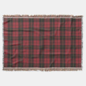 Wallace Red W Original Scottish Tartan Deken (Voorkant)