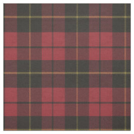 Wallace Red Weathered Original Scottish Tartan Stof