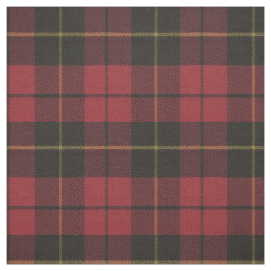 Wallace Red Weathered Original Scottish Tartan Stof (Swatch)