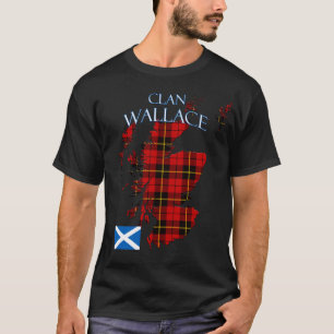 Wallace Scottish Clan Tartan Schotland T-shirt