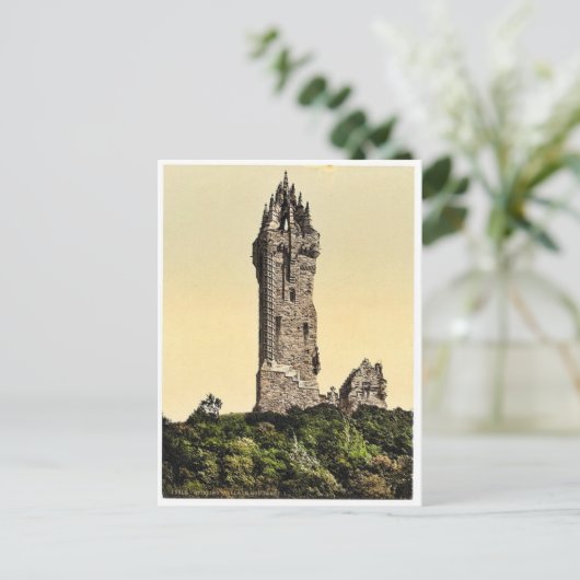 Wallace Statue I, Stirling, Scotland classic Photo Briefkaart (Staand voorkant)