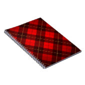 Wallace tartan achtergrond notitieboek (Rechterzijde)