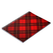 Wallace tartan achtergrond notitieboek (Linkerzijde)