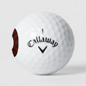 Wallace Tartan Clan Schotse Golfballen (Logo)