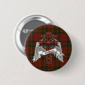 Wallace Tartan Cross Ronde Button 5,7 Cm (Voorkant /achterkant)