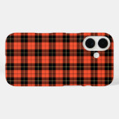 Wallace Tartan Oranje en Black Pset Case-Mate iPhone Case (Achterkant (horizontaal))