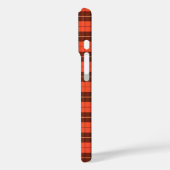 Wallace Tartan Oranje en Black Pset Case-Mate iPhone Case (Achterkant / Links)