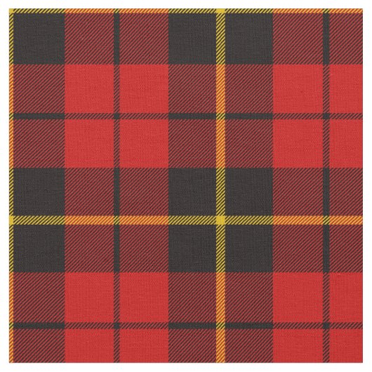 Wallace Tartan Print Stof (Close Up)