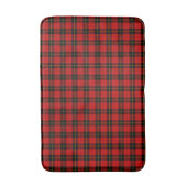 Wallace tartan red black plaid badmat (Voorkant Verticaal)