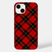 Wallace tartan red black plaid Case-Mate iPhone case (Achterkant)