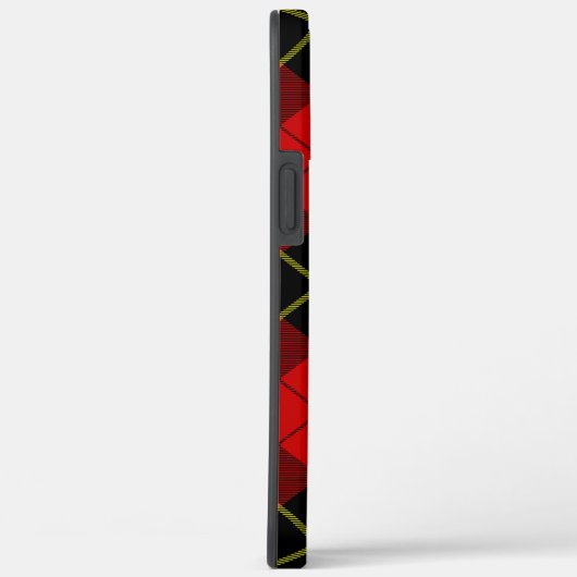 Wallace tartan red black plaid Case-Mate iPhone case (Achterkant / Rechts)