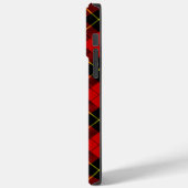 Wallace tartan red black plaid Case-Mate iPhone case (Achterkant / Links)