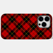 Wallace tartan red black plaid Case-Mate iPhone case (Achterkant (horizontaal))