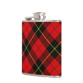 Wallace tartan red black plaid heupfles (Links)