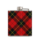 Wallace tartan red black plaid heupfles (Achterkant)