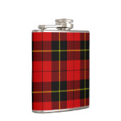Wallace tartan red black plaid heupfles (Rechts)
