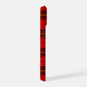 Wallace tartan red black plaid iPhone 15 case (Rechterkant)