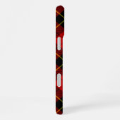 Wallace tartan red black plaid iPhone hoesje (Rechterkant)