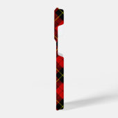 Wallace tartan red black plaid iPhone hoesje (Linkerkant)