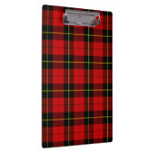 Wallace tartan red black plaid klembord (Rechts)
