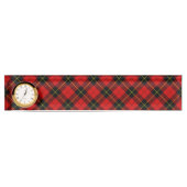 Wallace tartan red black plaid naambordje (Voorkant)