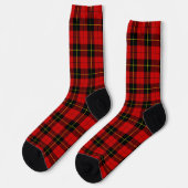 Wallace tartan red black plaid sokken (Links)
