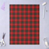 Wallace tartan red black plaid tissuepapier (Craft)