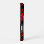 Wallace tartan rood zwart geruit iPhone hoesje (Rechterkant)