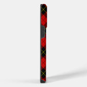 Wallace tartan rood zwart geruit iPhone hoesje (Rechterkant)