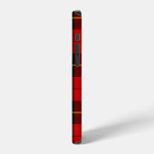 Wallace tartan rood zwart geruit iPhone hoesje (Linkerkant)
