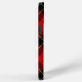 Wallace tartan rood zwart geruit iPhone hoesje (Rechterkant)