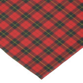 Wallace tartan rood zwart geruit tafelkleed (Gekanteld)