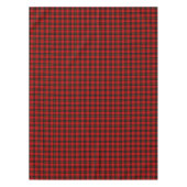 Wallace tartan rood zwart geruit tafelkleed (Voorkant)