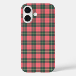 Wallace Tartan Roze en Green Pset iPhone 16 Hoesje