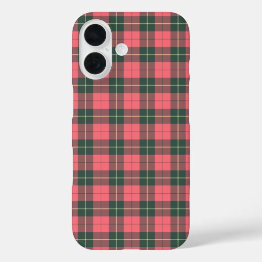 Wallace Tartan Roze en Green Pset Case-Mate iPhone Case (Achterkant)