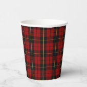 Wallace Tartan Schotse Clan Plaid Papieren Bekers (Rechts)