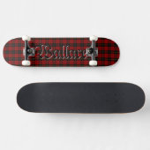 Wallace Tartan Schotse Clan Plaid Persoonlijk Skateboard (Horizontaal)