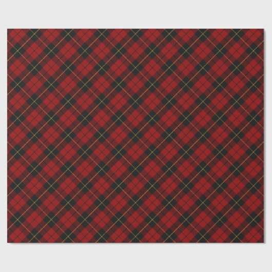 Wallace Tartan Scottish Clan Pset Pattern Cadeaupapier (Vlak)