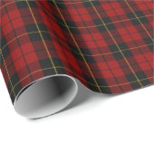 Wallace Tartan Scottish Clan Pset Pattern Cadeaupapier (Rol Hoek)