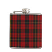 Wallace Tartan Scottish Clan Pset Pattern Heupfles (Voorkant)