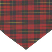 Wallace Tartan Scottish Clan Pset Pattern Korte Tafelloper (Hoek)