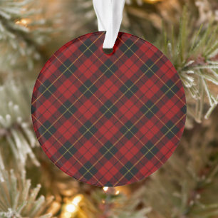 Wallace Tartan Scottish Clan Pset Pattern Ornament