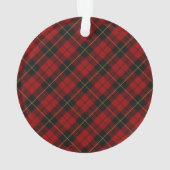 Wallace Tartan Scottish Clan Pset Pattern Ornament (achterkant)