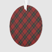 Wallace Tartan Scottish Clan Pset Pattern Ornament (voorkant)